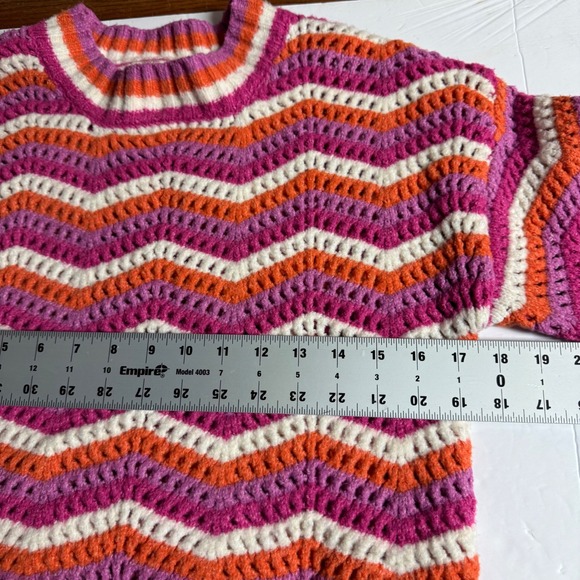 2-pack Hippie Rose/Pink Rose Sweaters cropped Mock Neck Pullover Size‎ S - Picture 6 of 16